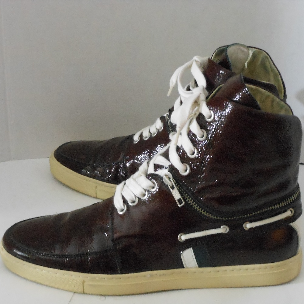 CREATIVITY RECREATION BURGUNDY LEATHER SHOES SIZE